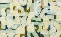 the meeting / acrylic / 18 x 36 in.