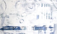 whitened 02 / acrylic, cold wax and oil / 12 x 16 in.